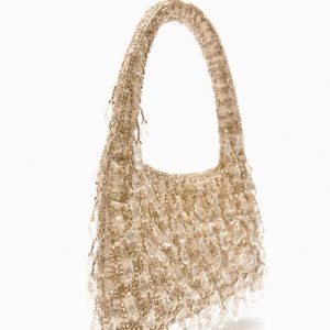 BEADED SHOULDER BAG